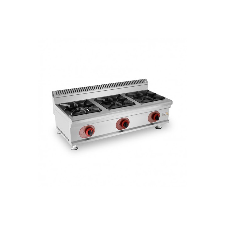 COCINA A GAS PROFESIONAL 3 FUEGOS CHEF PRO