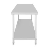 MESA DE TRABAJO ACERO INOXIDABLE 150X70X85CM CHEF PRO