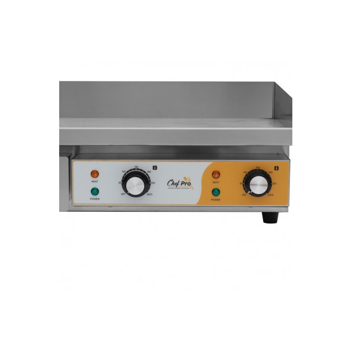 PLANCHA ELÉCTRICA PROFESIONAL SUPERFICIE LISA 4400W CHEF PRO