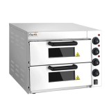 HORNO DE PIZZA ELÉCTRICO PROFESIONAL 2 CÁMARAS 3000W CHEF PRO