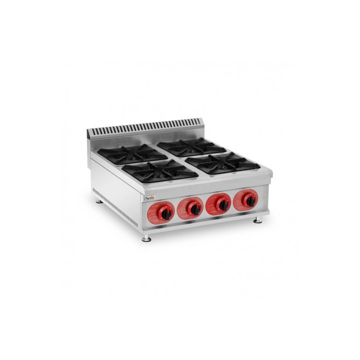 COCINA A GAS PROFESIONAL 4 FUEGOS CHEF PRO