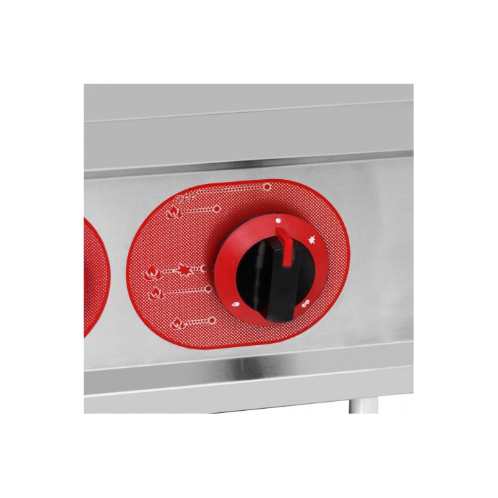 COCINA A GAS PROFESIONAL 4 FUEGOS CHEF PRO