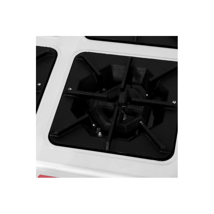 COCINA A GAS PROFESIONAL 4 FUEGOS CHEF PRO