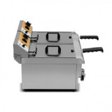FREIDORA ELÉCTRICA PROFESIONAL 10+10 LITROS 2X3000W CHEF PRO