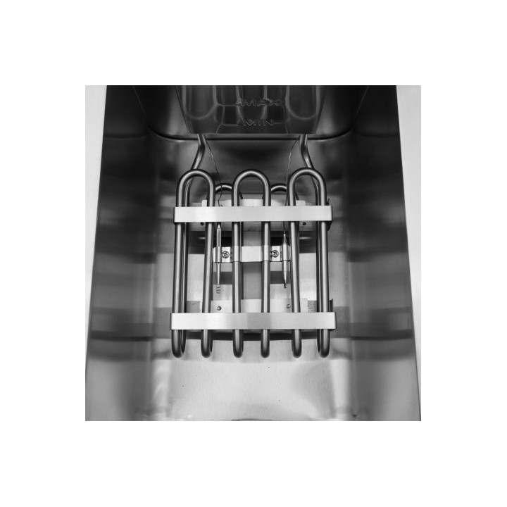 FREIDORA ELÉCTRICA PROFESIONAL 10+10 LITROS 2X3000W CHEF PRO