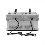 FREIDORA ELÉCTRICA PROFESIONAL 10+10 LITROS 2X3000W CHEF PRO