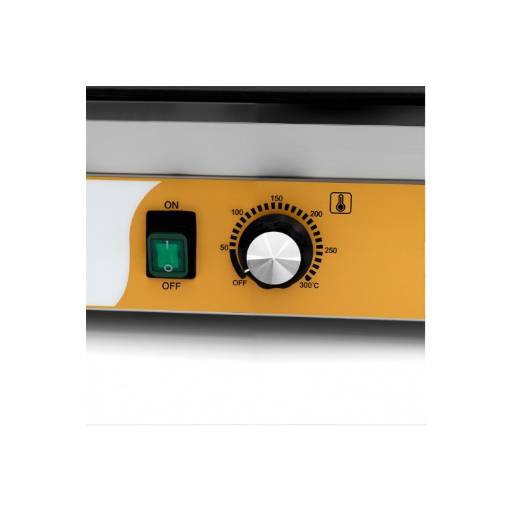SANDWICHERA INDUSTRIAL PLACAS LISAS 2200W CHEF PRO