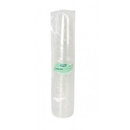 PACK 50 VASOS PLASTICOS TRANSPARENTE 250CC ALGON