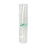 PACK 50 VASOS PLASTICOS TRANSPARENTE 250CC ALGON