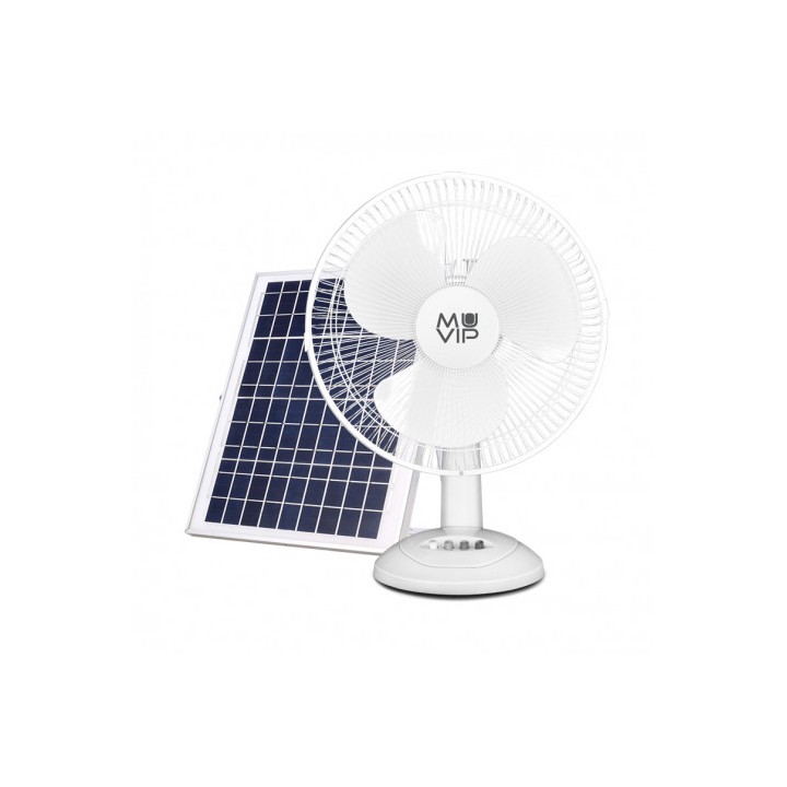 VENTILADOR DE SOBREMESA SOLAR 12" 15W 8800MAH MUVIP