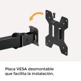 SOPORTE DE MESA 1 MONITOR 17"-32" CROMAD