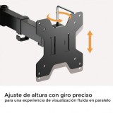 SOPORTE DE MESA 1 MONITOR 17"-32" CROMAD