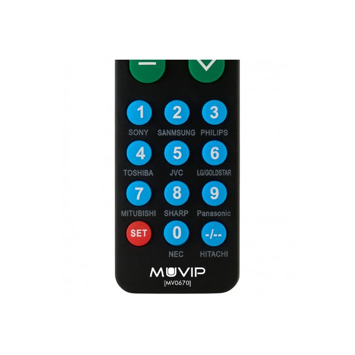 MANDO A DISTANCIA UNIVERSAL BOTONES GRANDES MUVIP