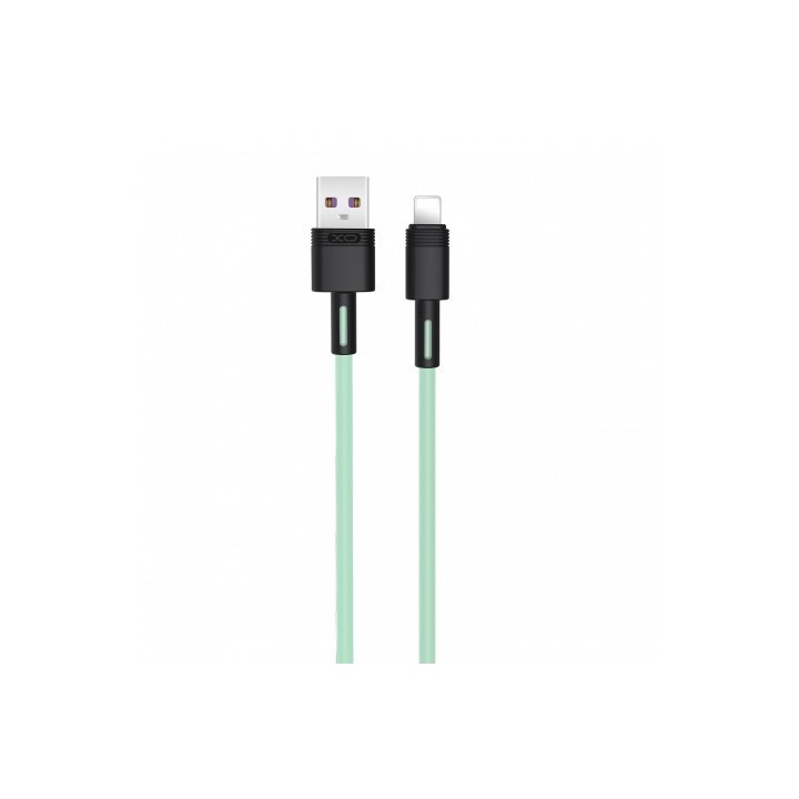 CABLE NBQ166 CARGA RAPIDA USB - LIGHTNING | 5A | 1 METRO | VERDE XO