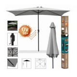 SOMBRILLA JARDIN 3X2 METROS UV50+ GRIS