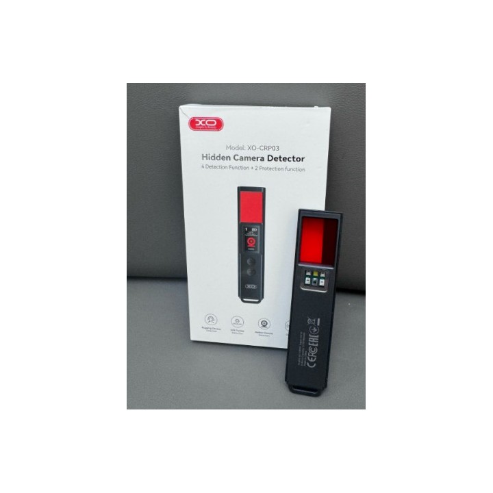 DETECTOR DE CAMARAS Y MICROFONOS OCULTOS CRP03 XO