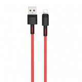 CABLE NBQ166 CARGA RAPIDA USB - LIGHTNING | 5A | 1 METRO | ROJO XO