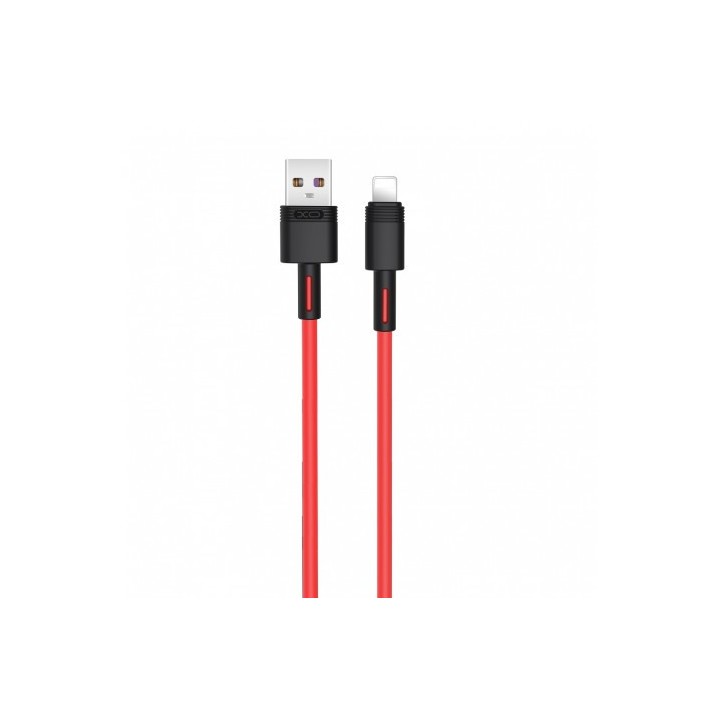 CABLE NBQ166 CARGA RAPIDA USB - LIGHTNING | 5A | 1 METRO | ROJO XO