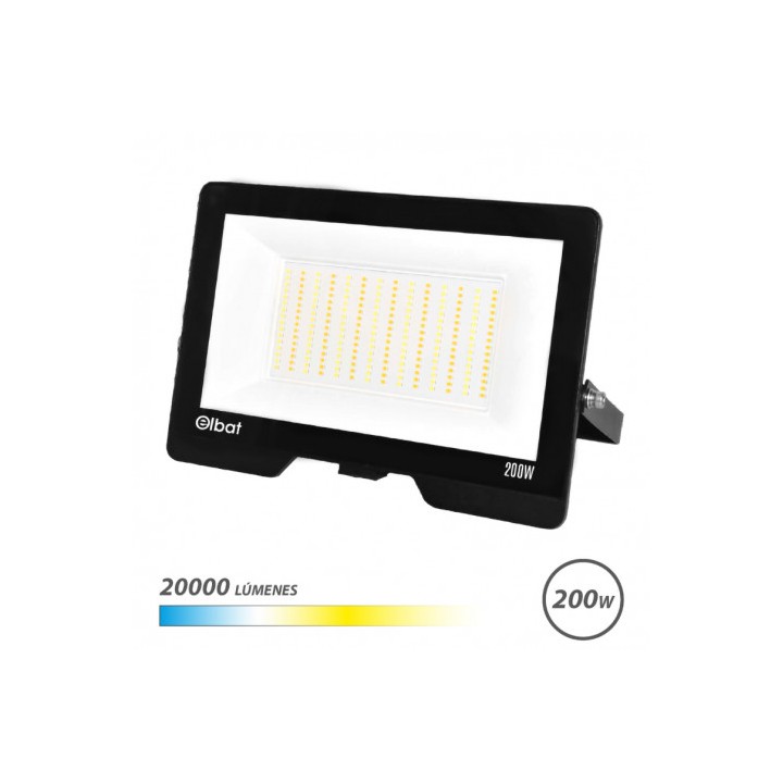 FOCO LED SERIE LUMAX CCT 200W | 20000LM | LUZ CALIDA, BLANCA Y FRIA ELBAT