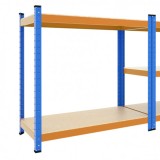 ESTANTERIA METALICA 5 BALDAS 180X80X40CM 100KGS BLIM