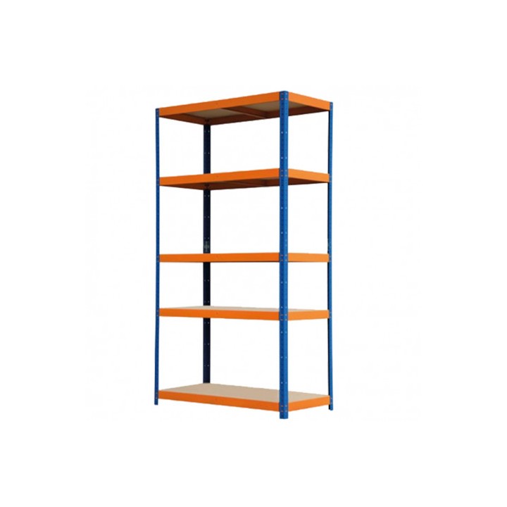 ESTANTERIA METALICA 5 BALDAS 180X100X40CM 175KGS BLIM