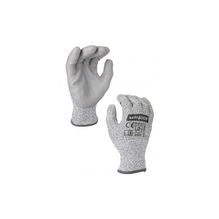 GUANTES DE PROTECCION RESISTENCIA NIVEL C TALLA L MADER