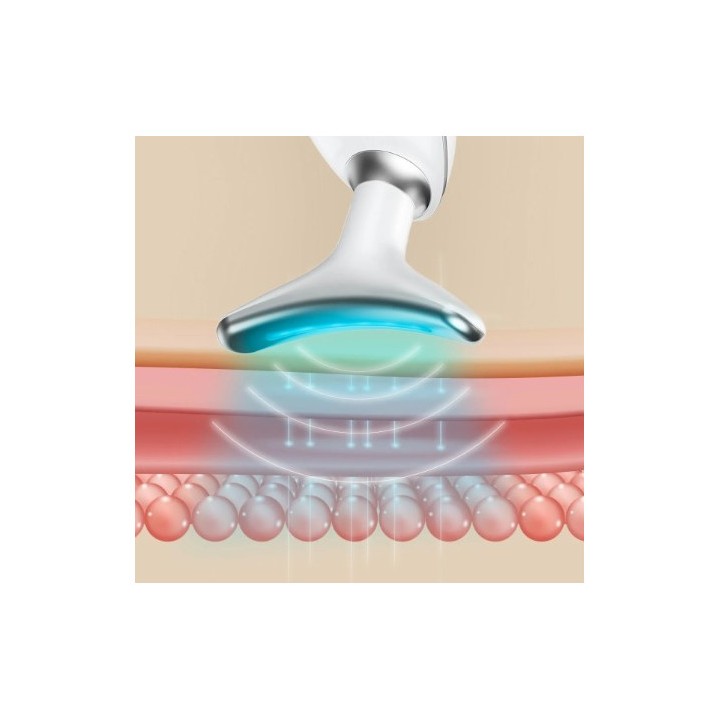 MASAJEADOR FACIAL ELECTRICO PARA CARA Y CUELLO 500mAh INNOVAGOODS