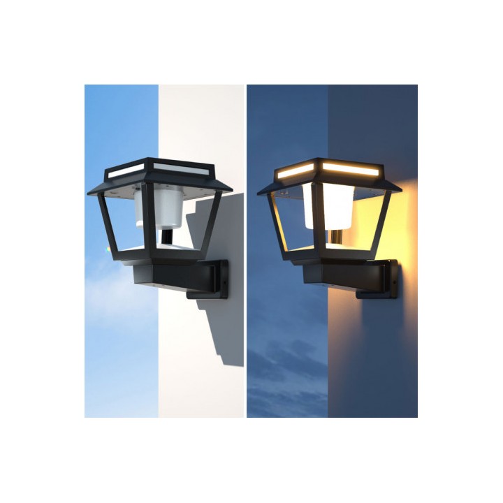 FAROL LED SOLAR 2 EN 1 SERIE PRO TOWER DUO 15W 1600LM 3 TEMPERATURAS ELBAT