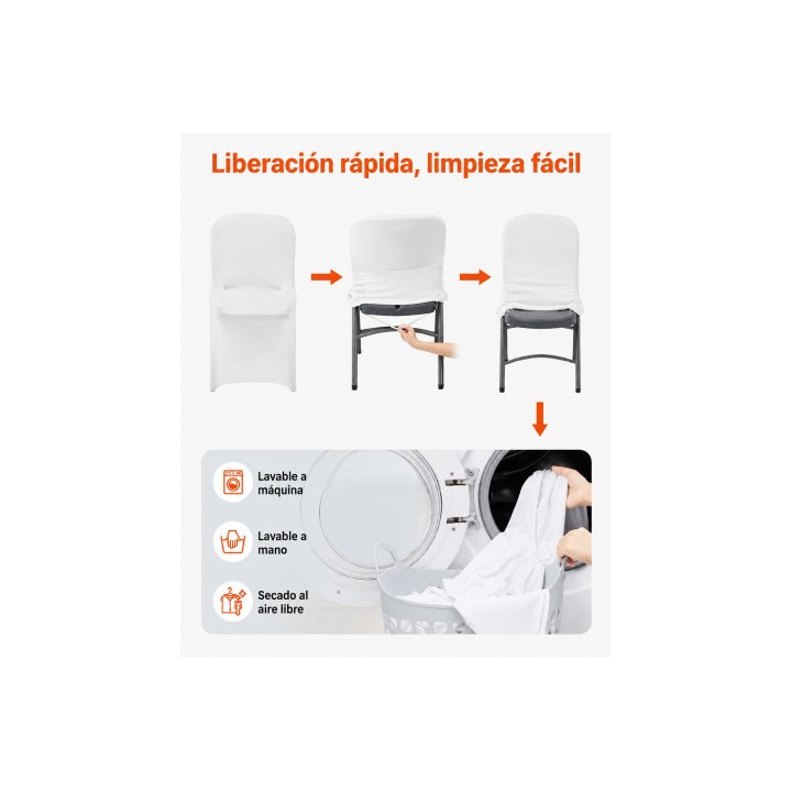 FUNDA PARA SILLA PLEGABLE PRO BLANCA SUNGARDEN
