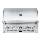 BARBACOA DE GAS INOX PRO 5 FUEGOS SOBREMESA MUVIP
