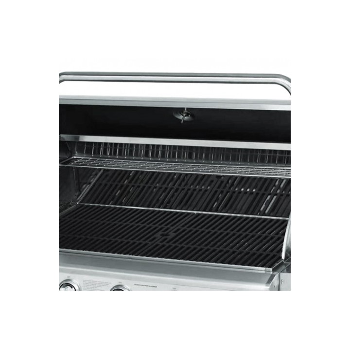 BARBACOA DE GAS INOX PRO 5 FUEGOS SOBREMESA MUVIP