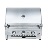BARBACOA DE GAS INOX PRO 3 FUEGOS SOBREMESA MUVIP