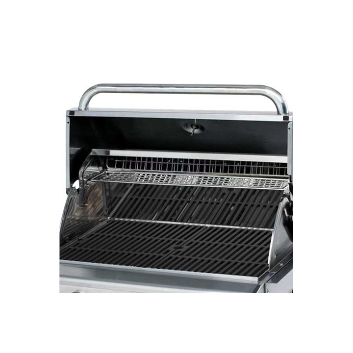 BARBACOA DE GAS INOX PRO 3 FUEGOS SOBREMESA MUVIP