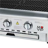 BARBACOA DE GAS INOX PRO 3 FUEGOS SOBREMESA MUVIP