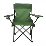 SILLA PLEGABLE DE CAMPING CON POSAVASOS VERDE SUNGARDEN