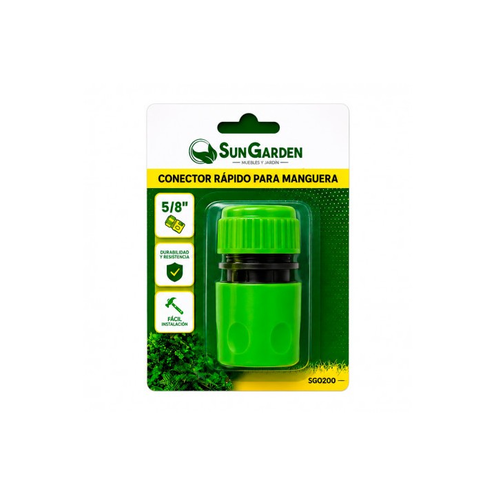 CONECTOR RAPIDO PARA MANGUERA 5/8" SUNGARDEN