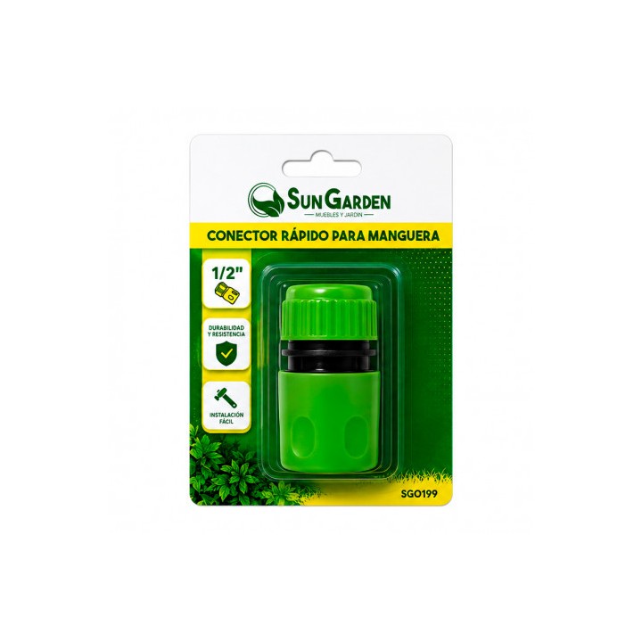 CONECTOR RAPIDO PARA MANGUERA 1/2" SUNGARDEN