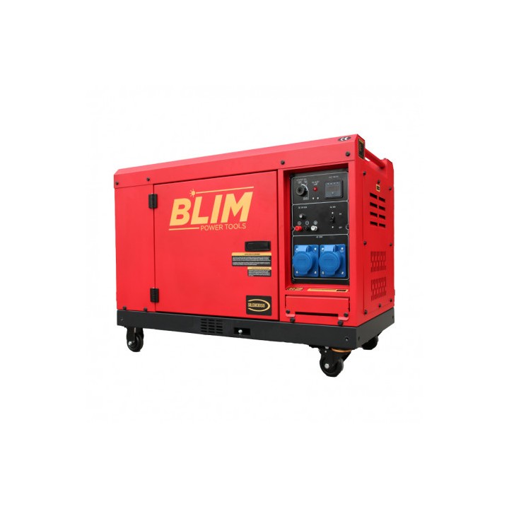 GENERADOR INSONORIZADO TRIFÁSICO GASOIL 6500W BLIM