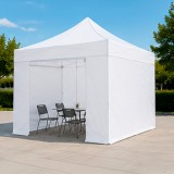 CARPA PROFESIONAL HEX.50 CON PAREDES 3X3 METROS BLANCA SUNGARDEN