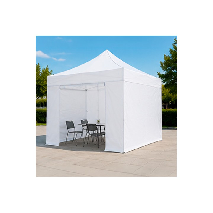 CARPA PROFESIONAL HEX.50 CON PAREDES 3X3 METROS BLANCA SUNGARDEN