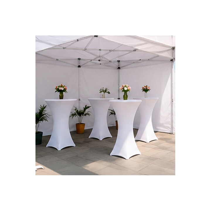 CARPA PROFESIONAL HEX.50 CON PAREDES 3X3 METROS BLANCA SUNGARDEN