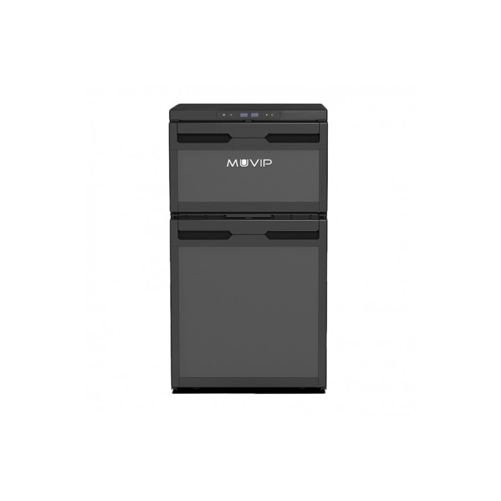 NEVERA FIJA CON COMPRESOR 12V DOBLE ZONA 78 LITROS 80W MUVIP