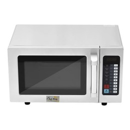 MICROONDAS PROFESIONAL 1000W 25 LITROS ACERO INOX CHEF PRO