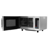 MICROONDAS PROFESIONAL 1000W 25 LITROS ACERO INOX CHEF PRO