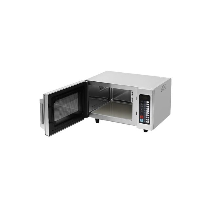 MICROONDAS PROFESIONAL 1000W 25 LITROS ACERO INOX CHEF PRO