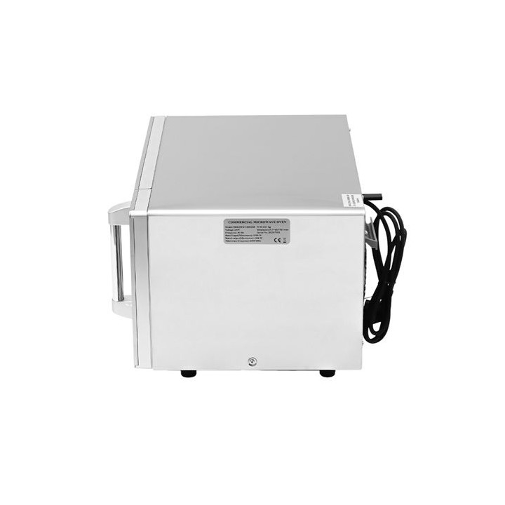 MICROONDAS PROFESIONAL 1000W 25 LITROS ACERO INOX CHEF PRO