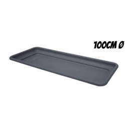 BANDEJA PARA MACETA 100CM ANTRACITA ARTPLAST
