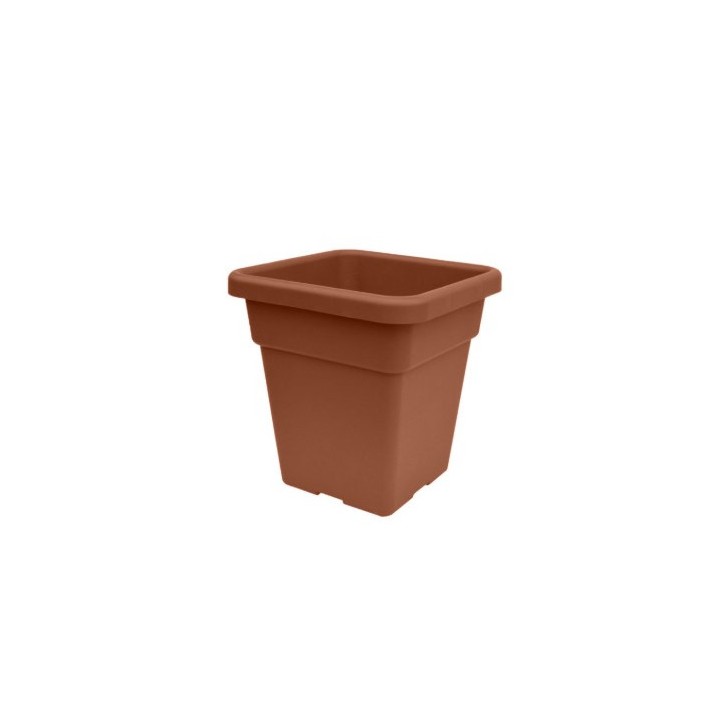 MACETA CUADRADA 38CM TERRACOTA ARTPLAST
