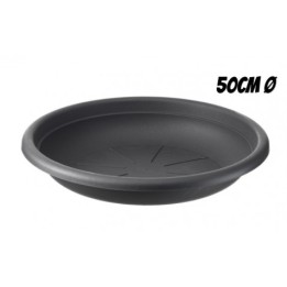 PLATO PARA MACETA 50CM ANTRACITA ARTPLAST