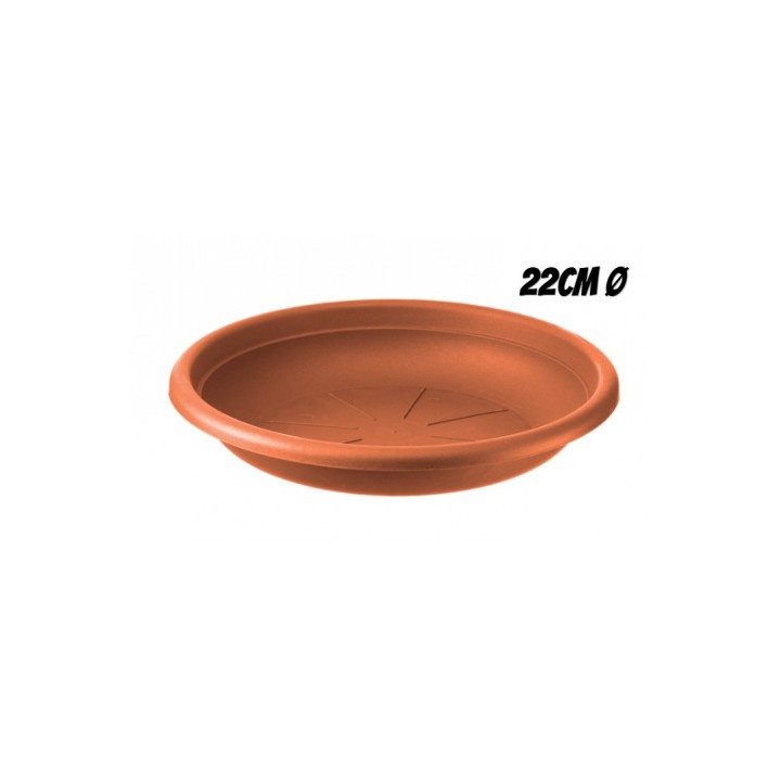 PLATO PARA MACETA 22CM TERRACOTA ARTPLAST